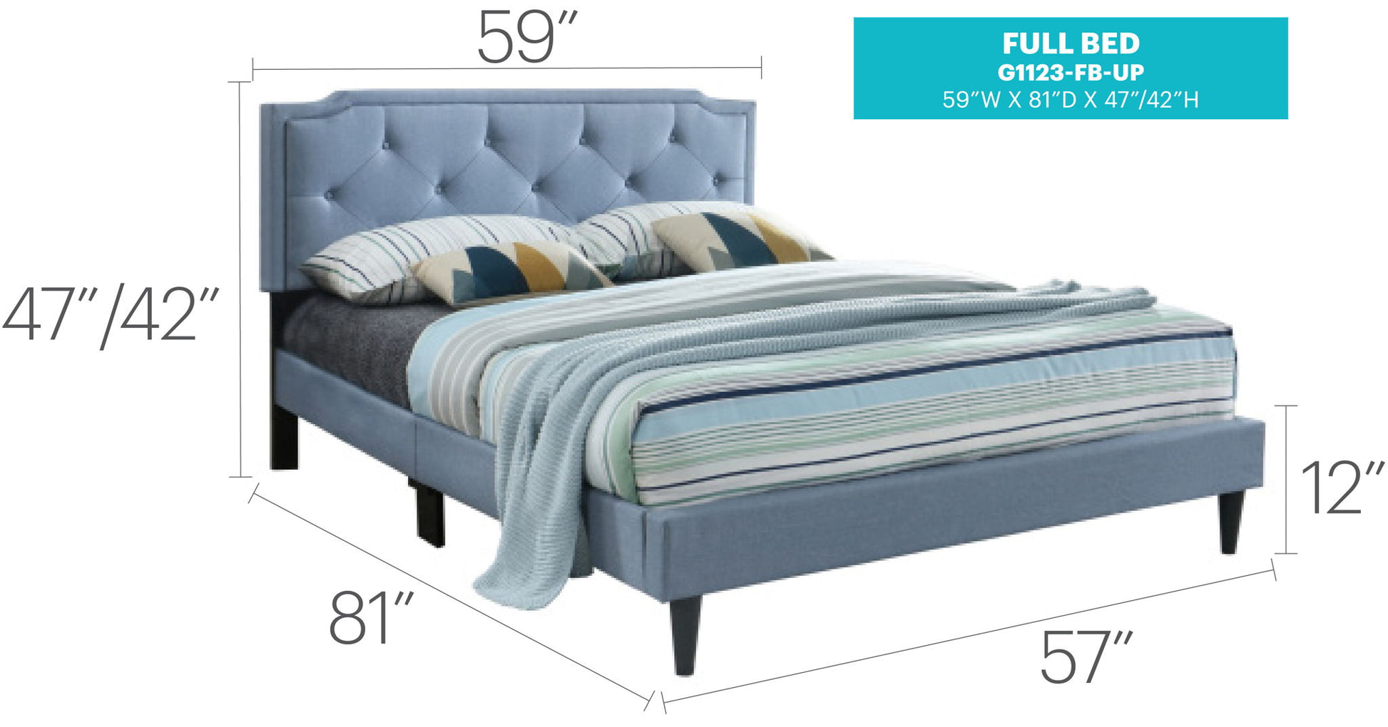 Button Tufted Bed Charming For Cozy Spaces - The Sleep Loft - Online Mattress Showroom NYC