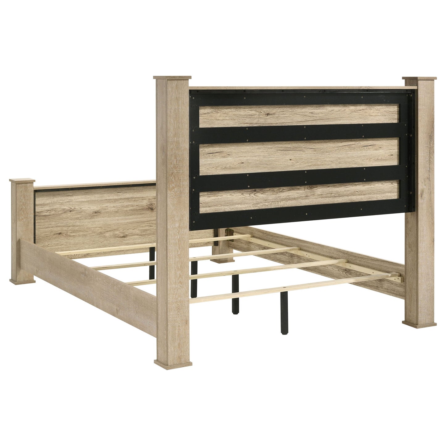 Sansome - Queen Panel Bed - Oak - The Sleep Loft - Online Mattress Showroom NYC
