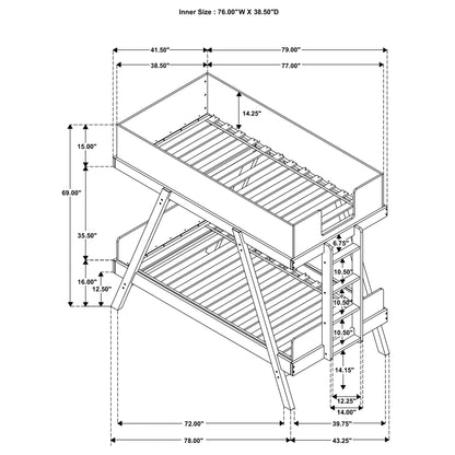 Hicks - Bunk Bed - The Sleep Loft - Online Mattress Showroom NYC