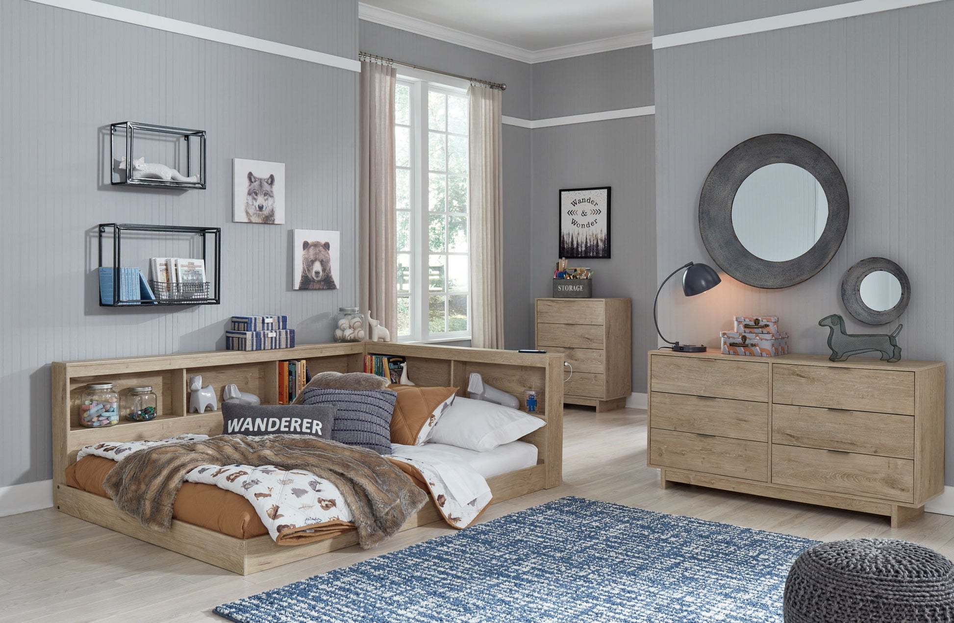 Oliah - Bookcase Storage Bed - The Sleep Loft - Online Mattress Showroom NYC