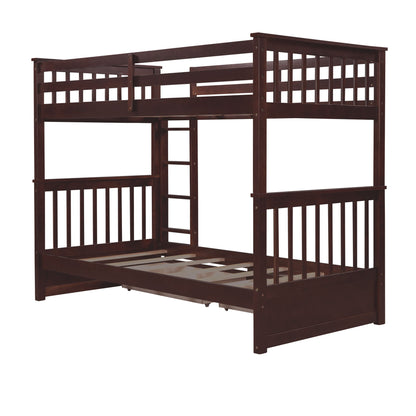 Bunk Bed With Ladders And 2 Storage Drawers - The Sleep Loft - Online Mattress Showroom NYC