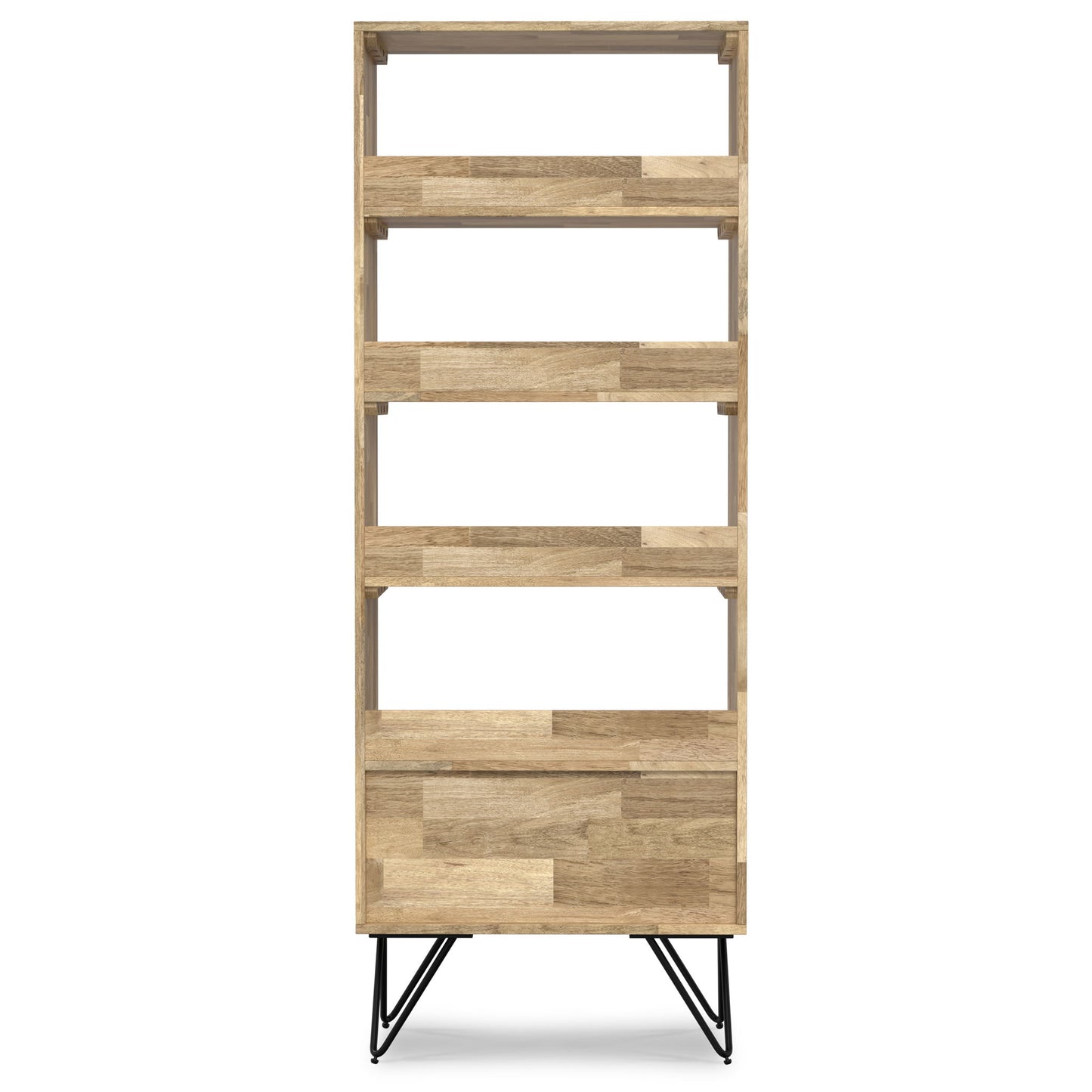 Hunter - Tall Bookcase - Natural - The Sleep Loft - Online Mattress Showroom NYC