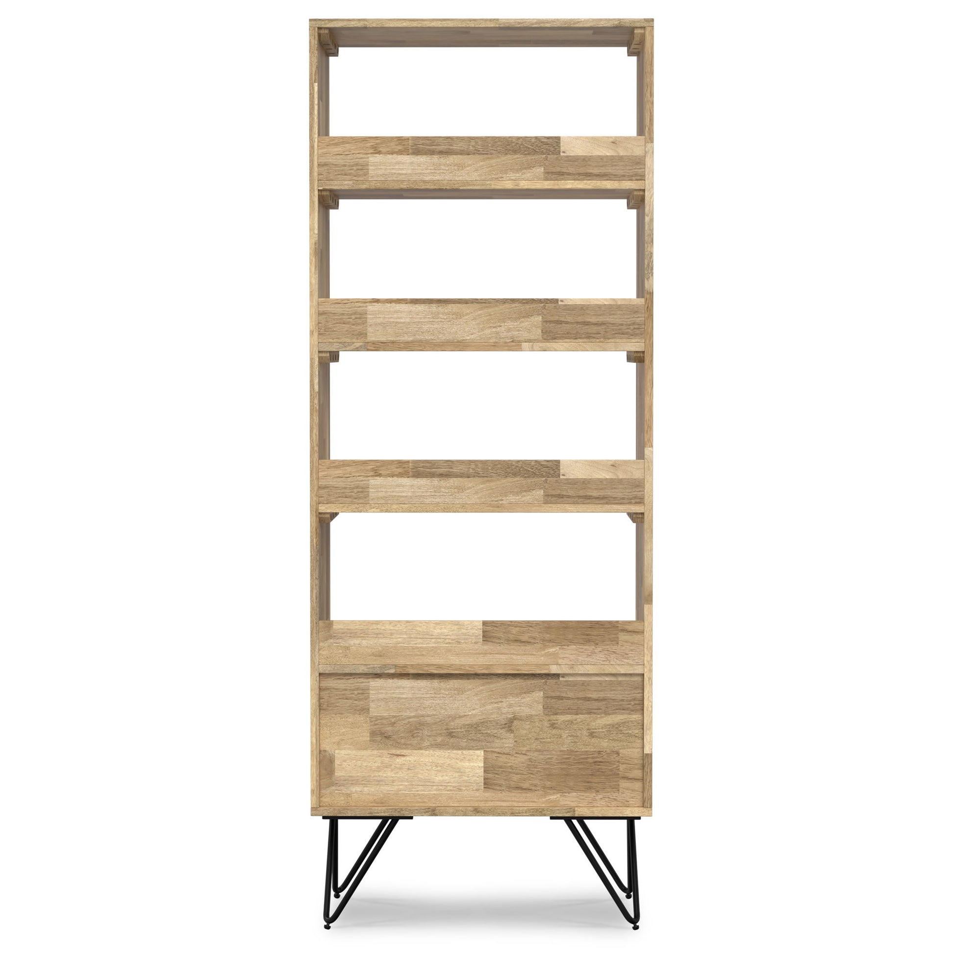 Hunter - Tall Bookcase - Natural - The Sleep Loft - Online Mattress Showroom NYC