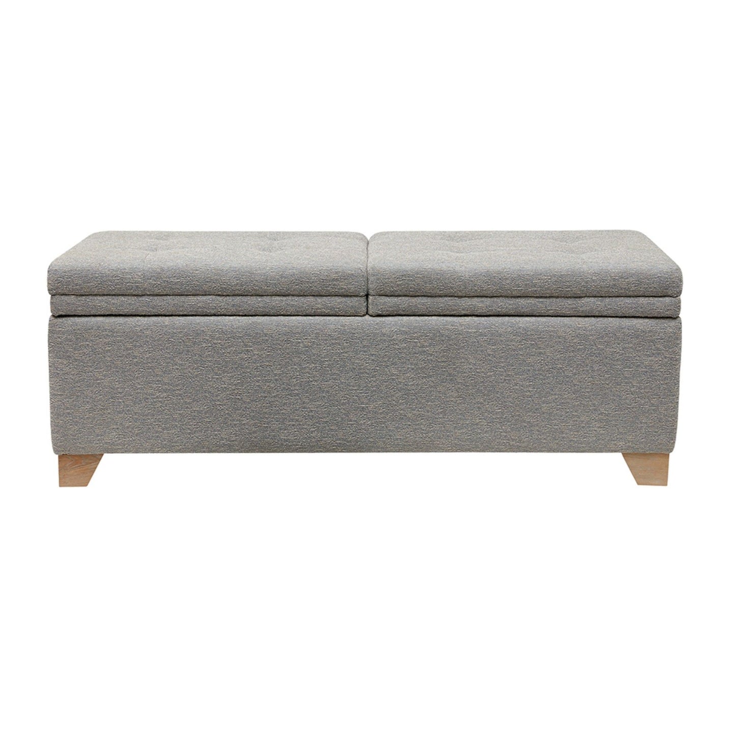 Soft Close Upholstered Storage Bench, Convenient Design - The Sleep Loft - Online Mattress Showroom NYC