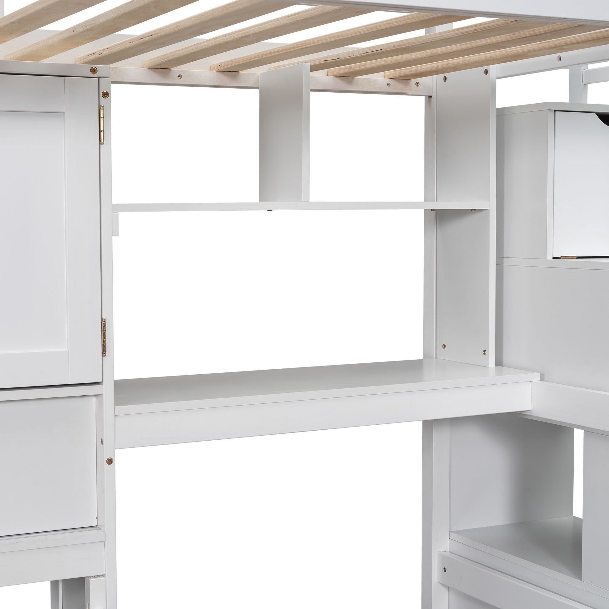 Loft Bed With Built In Desk And Staircase - The Sleep Loft - Online Mattress Showroom NYC