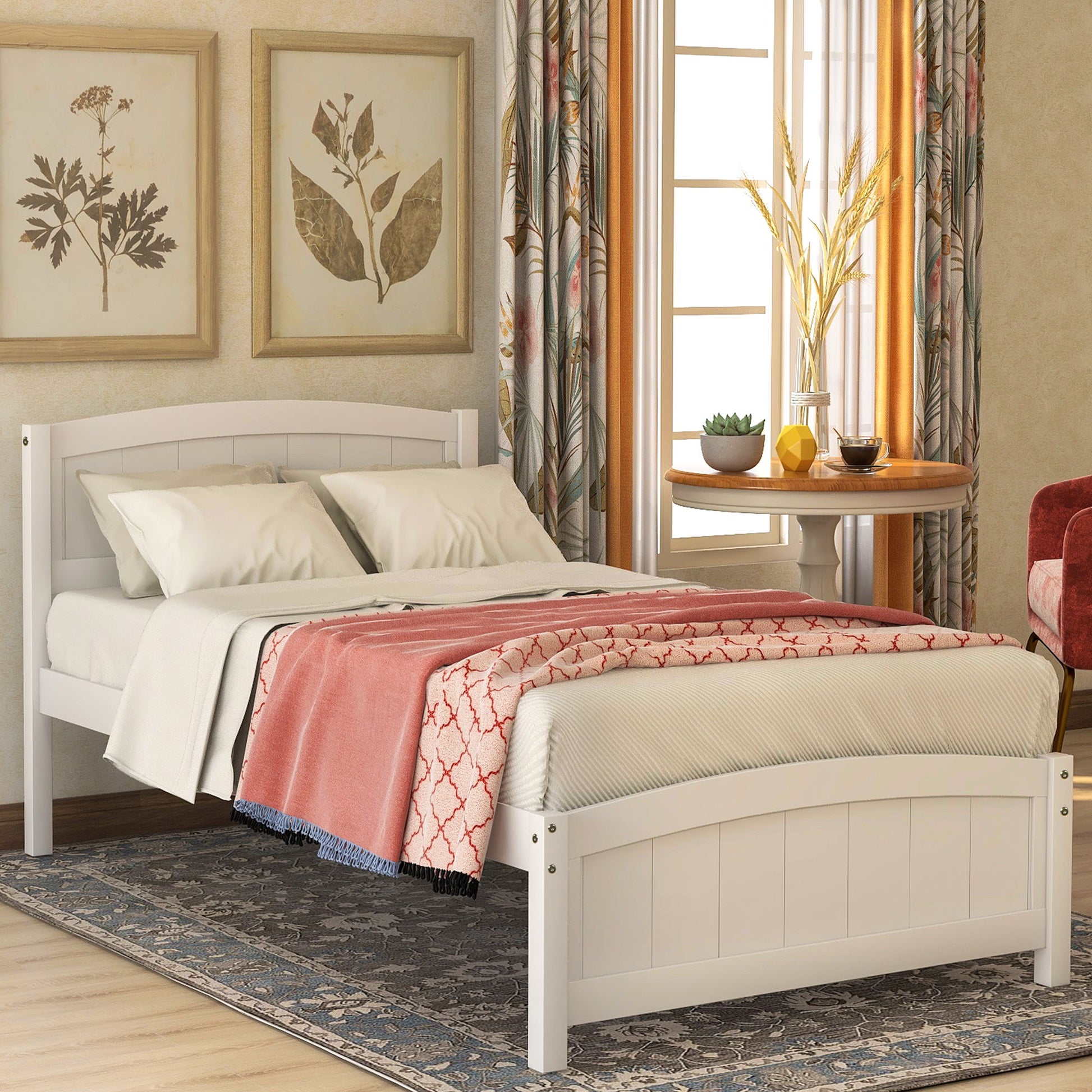 Platform Bed & Headboard, Footboard And Wood Slat Support - The Sleep Loft - Online Mattress Showroom NYC