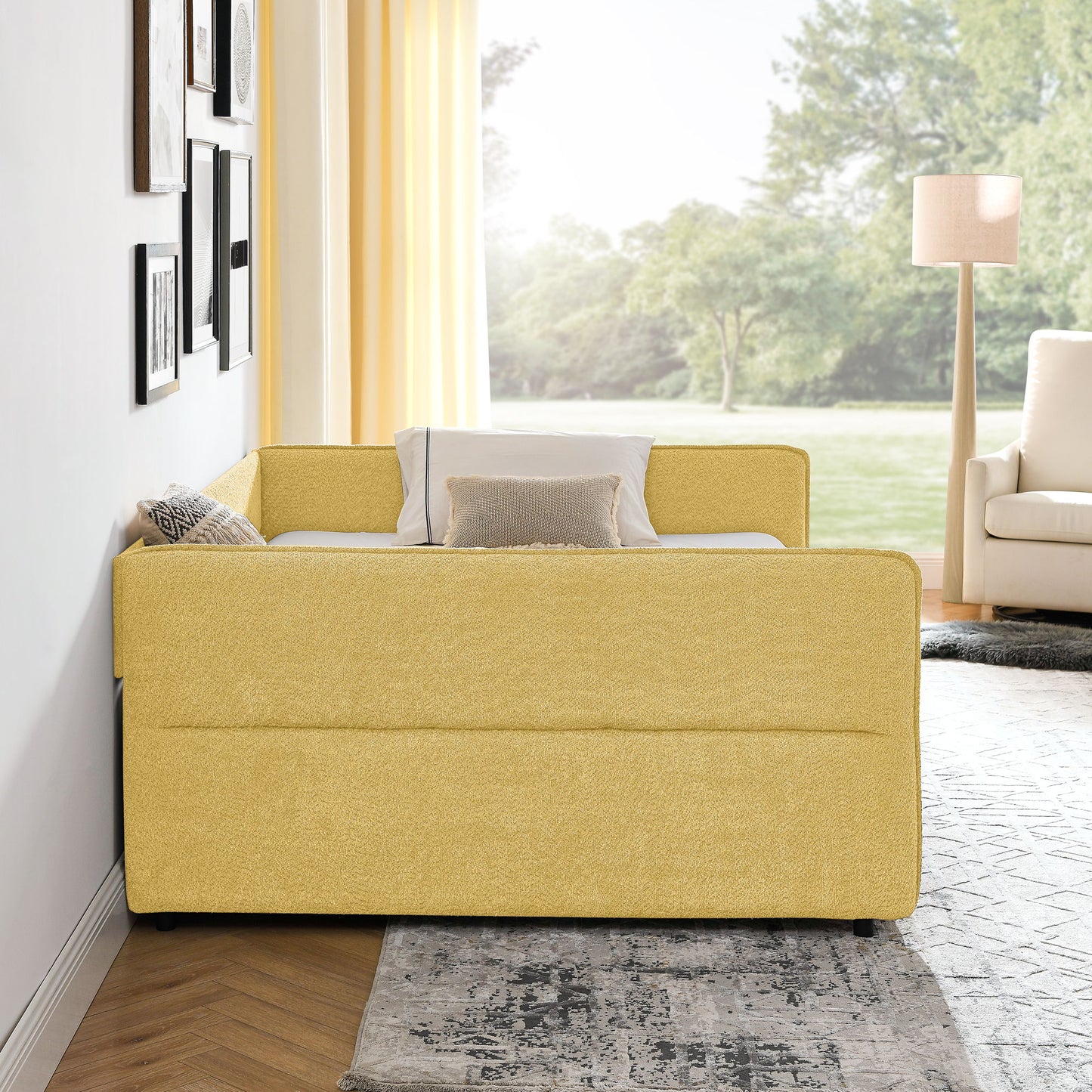 Upholstered Daybed & 2 Drawers - The Sleep Loft - Online Mattress Showroom NYC