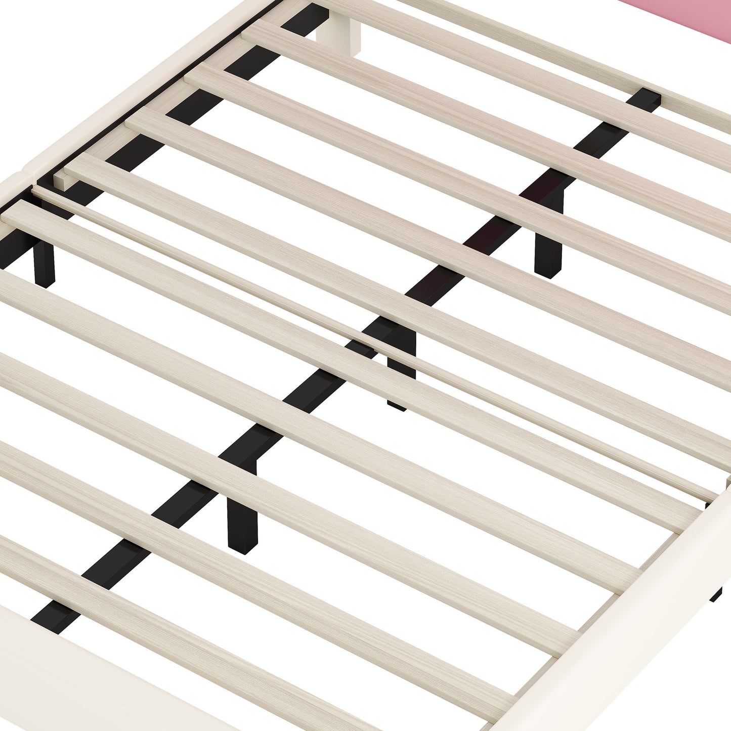 Upholstered Princess Platform Bed With Crown Headboard - The Sleep Loft - Online Mattress Showroom NYC
