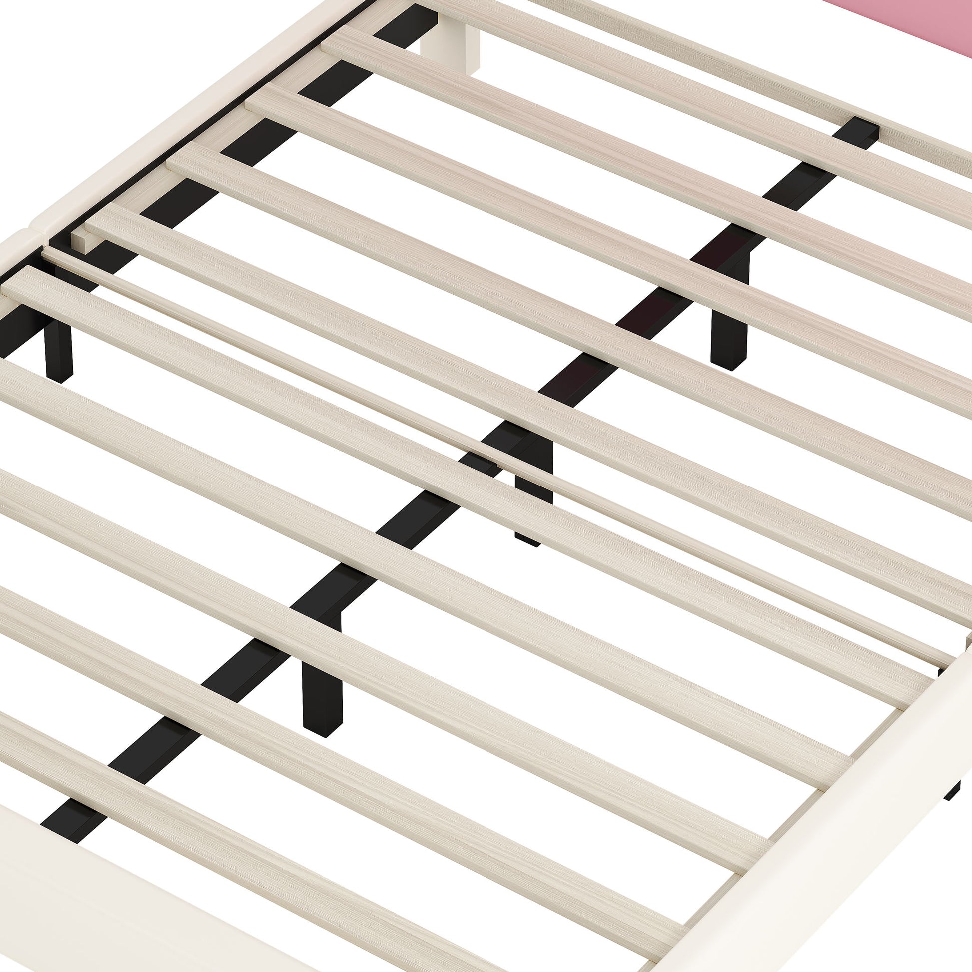 Upholstered Princess Platform Bed With Crown Headboard - The Sleep Loft - Online Mattress Showroom NYC
