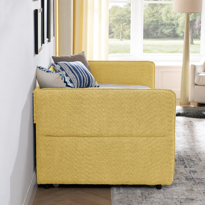 Upholstered Daybed With Pop Up Trundle - The Sleep Loft - Online Mattress Showroom NYC