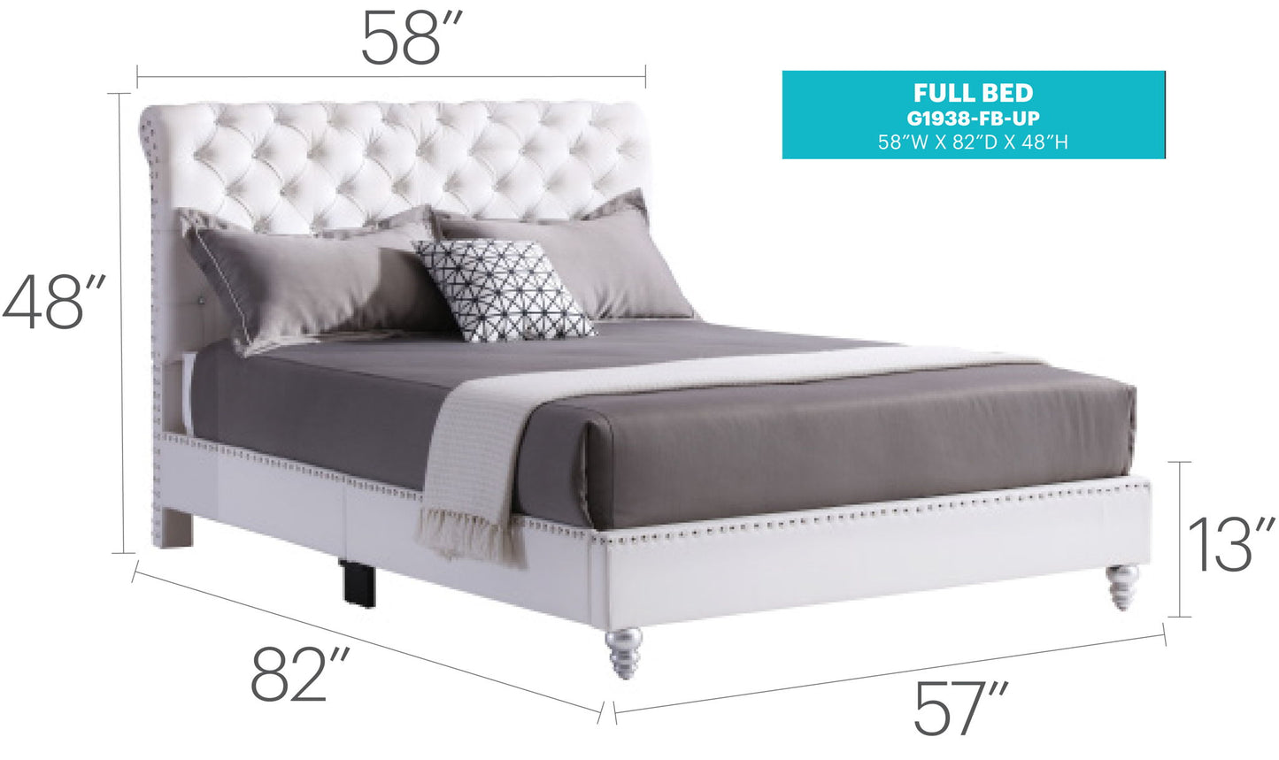 Elegant Transitional Upholstered Bed - The Sleep Loft - Online Mattress Showroom NYC