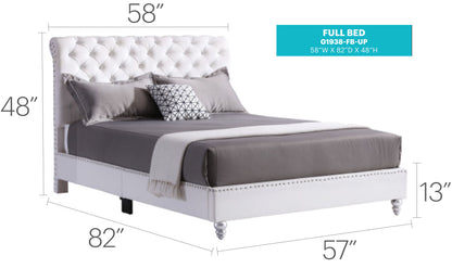 Elegant Transitional Upholstered Bed - The Sleep Loft - Online Mattress Showroom NYC