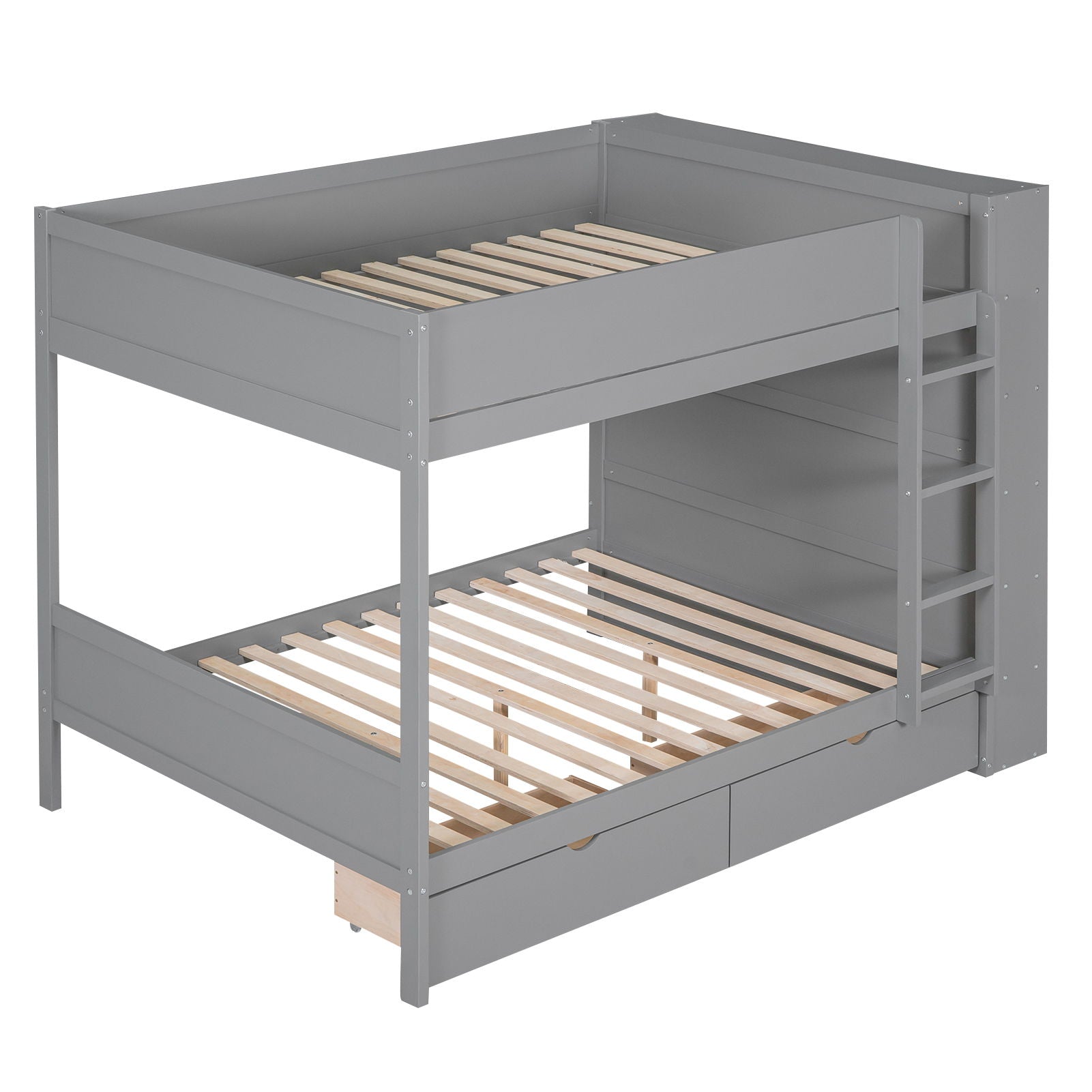Bunk Bed With 2 Drawers And Multi Layer Cabinet - The Sleep Loft - Online Mattress Showroom NYC