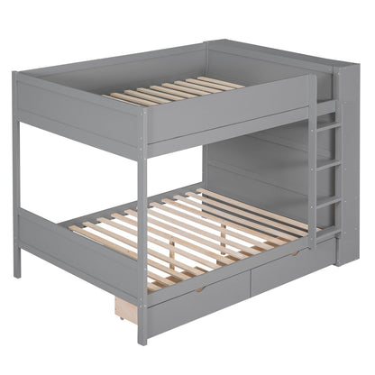 Bunk Bed With 2 Drawers And Multi Layer Cabinet - The Sleep Loft - Online Mattress Showroom NYC