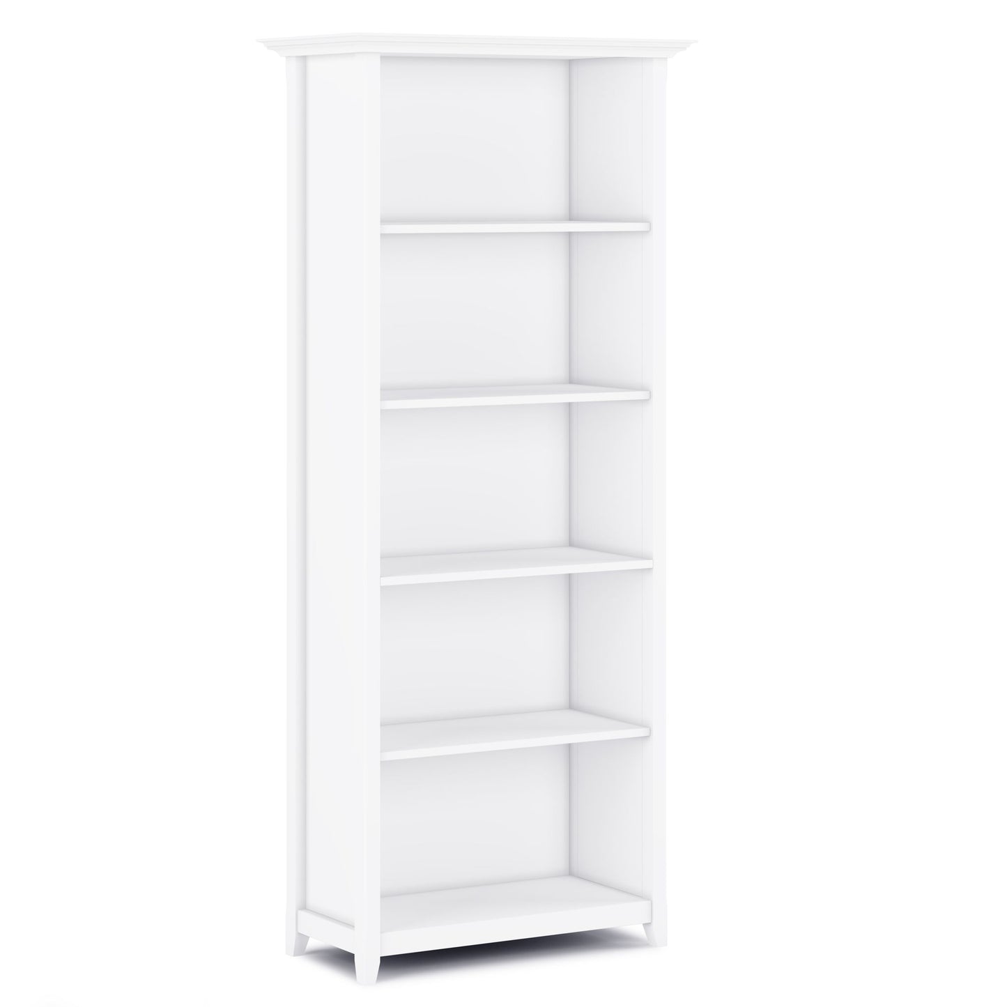 Amherst - 5 Shelf Bookcase, Handcrafted - The Sleep Loft - Online Mattress Showroom NYC