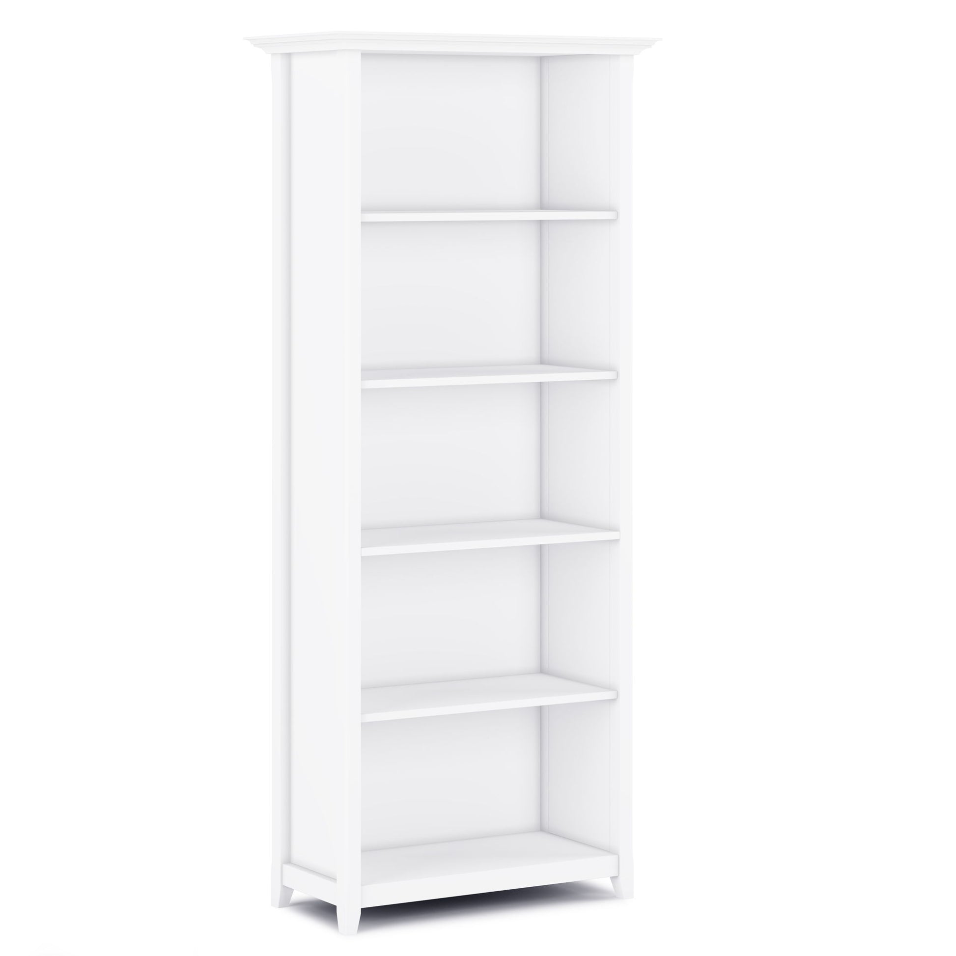 Amherst - 5 Shelf Bookcase, Handcrafted - The Sleep Loft - Online Mattress Showroom NYC