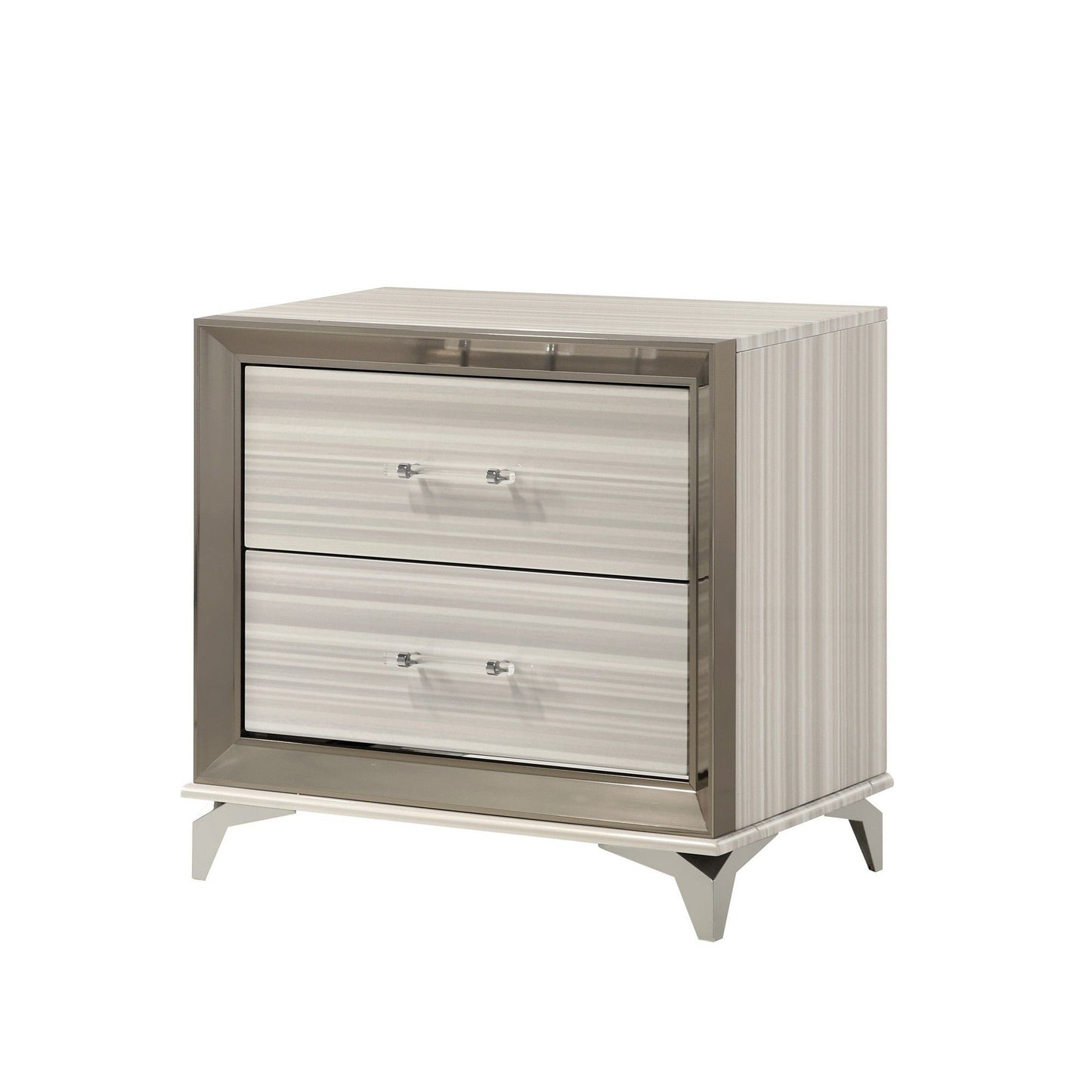 Star - Nightstand - White - The Sleep Loft - Online Mattress Showroom NYC