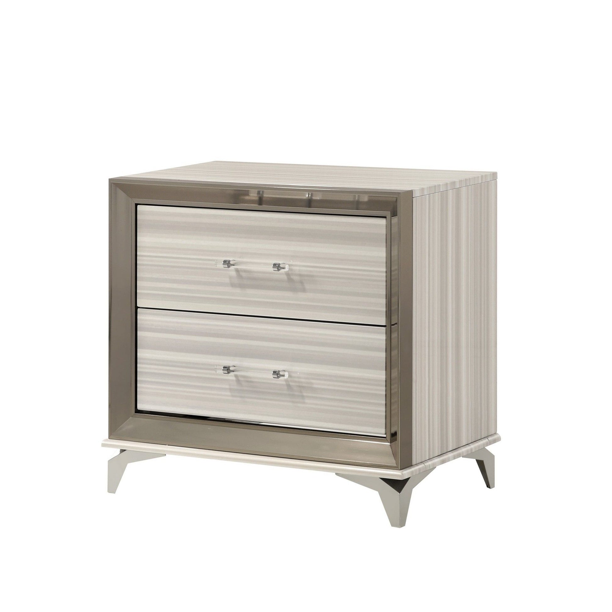 Star - Nightstand - White - The Sleep Loft - Online Mattress Showroom NYC