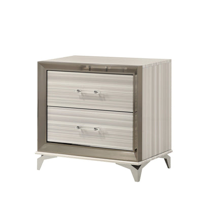 Star - Nightstand - White - The Sleep Loft - Online Mattress Showroom NYC