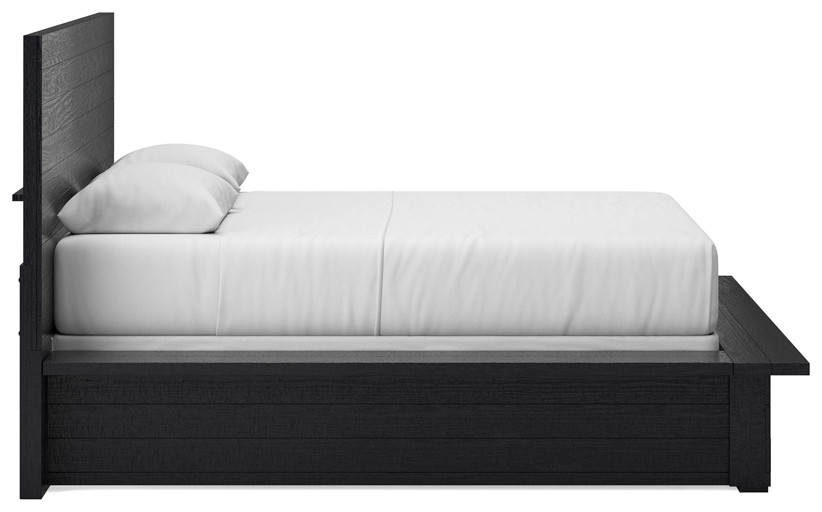 Londer - Queen Panel Bed - Black - The Sleep Loft - Online Mattress Showroom NYC