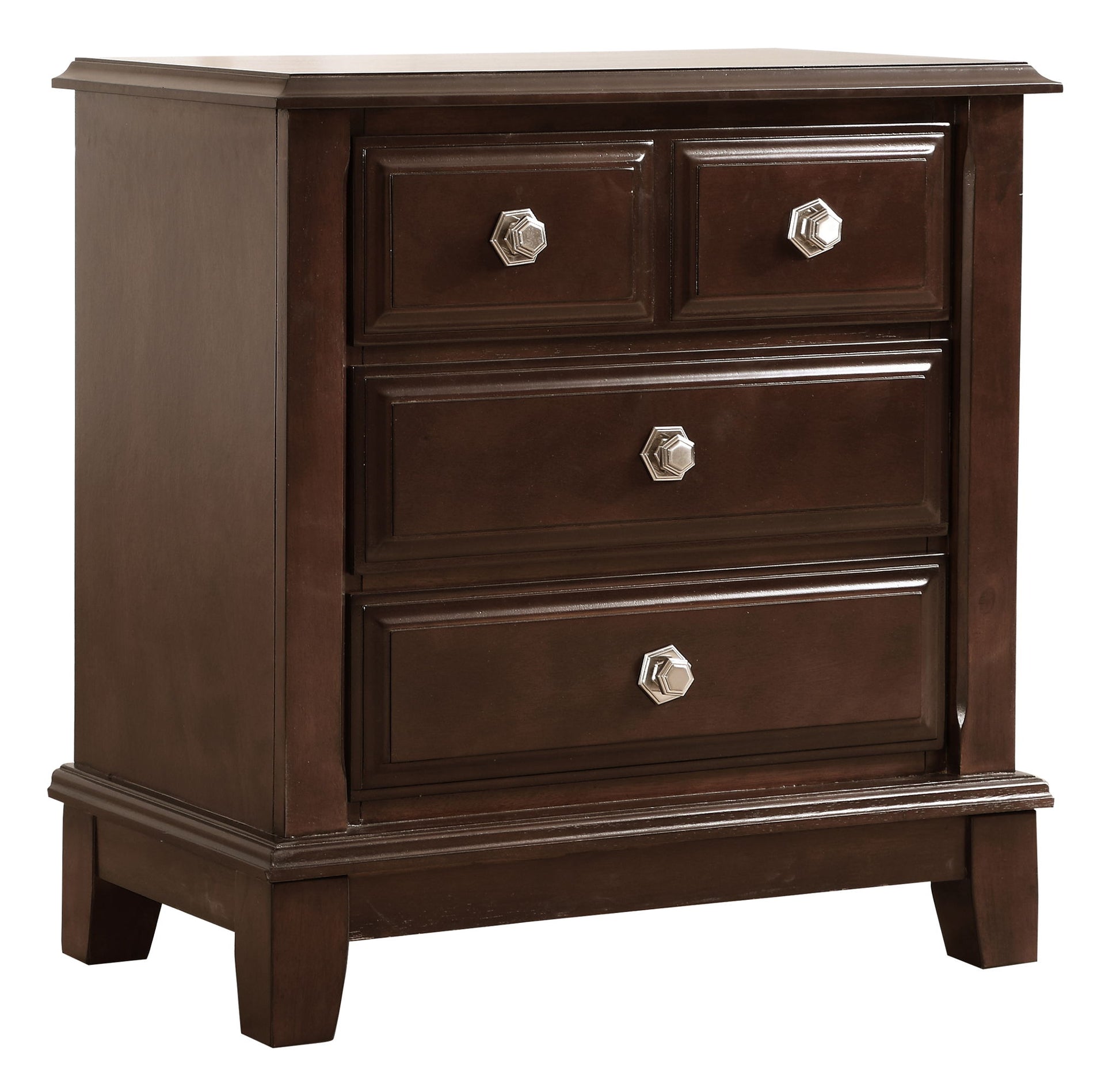 Ashford - Nightstand - Cappuccino - The Sleep Loft - Online Mattress Showroom NYC