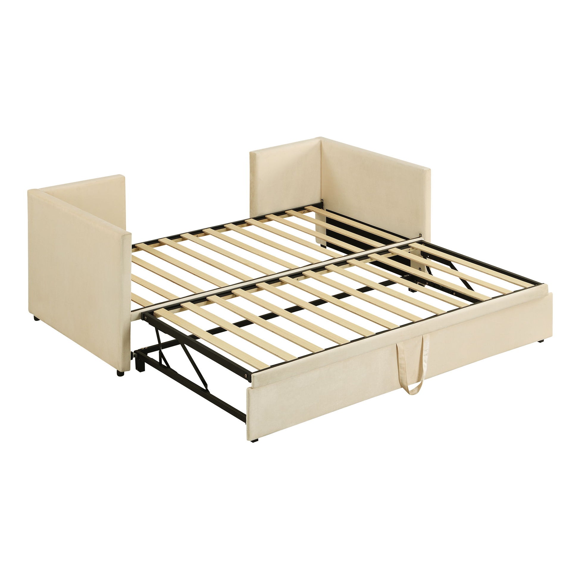 Twin Size Upholstered Daybed With Pop Up Trundle - The Sleep Loft - Online Mattress Showroom NYC