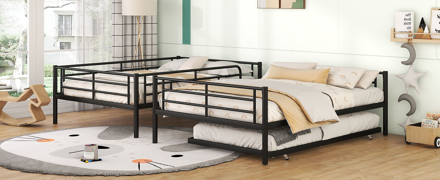 Steel Construction Bunk Bed - The Sleep Loft - Online Mattress Showroom NYC