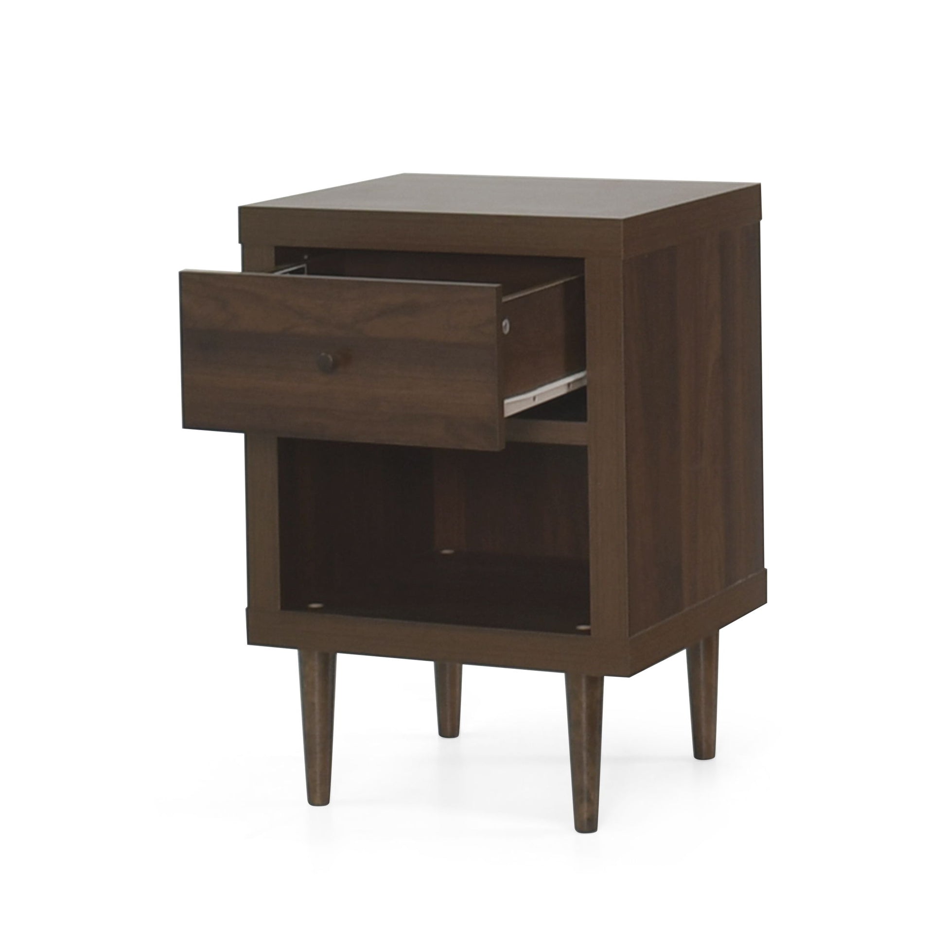 Nystrom - Single Drawer Nightstand - The Sleep Loft - Online Mattress Showroom NYC