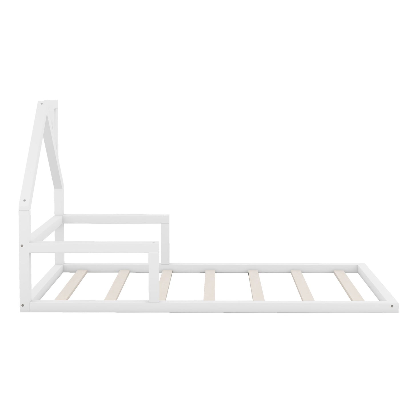 Floor Bed With House Shaped Headboard - The Sleep Loft - Online Mattress Showroom NYC