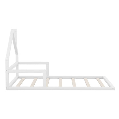 Floor Bed With House Shaped Headboard - The Sleep Loft - Online Mattress Showroom NYC