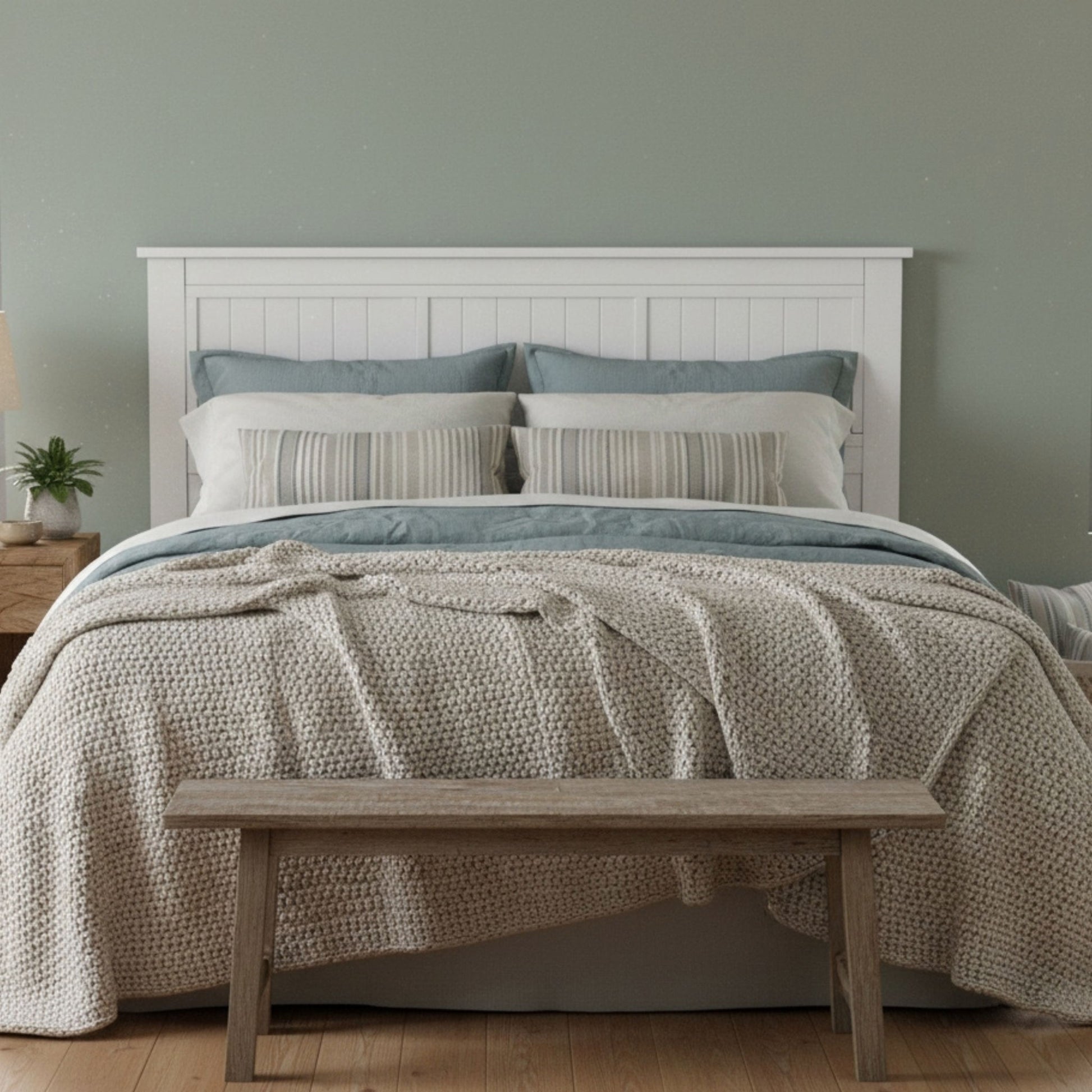 Walton - Window Pane Panel Headboard - The Sleep Loft - Online Mattress Showroom NYC