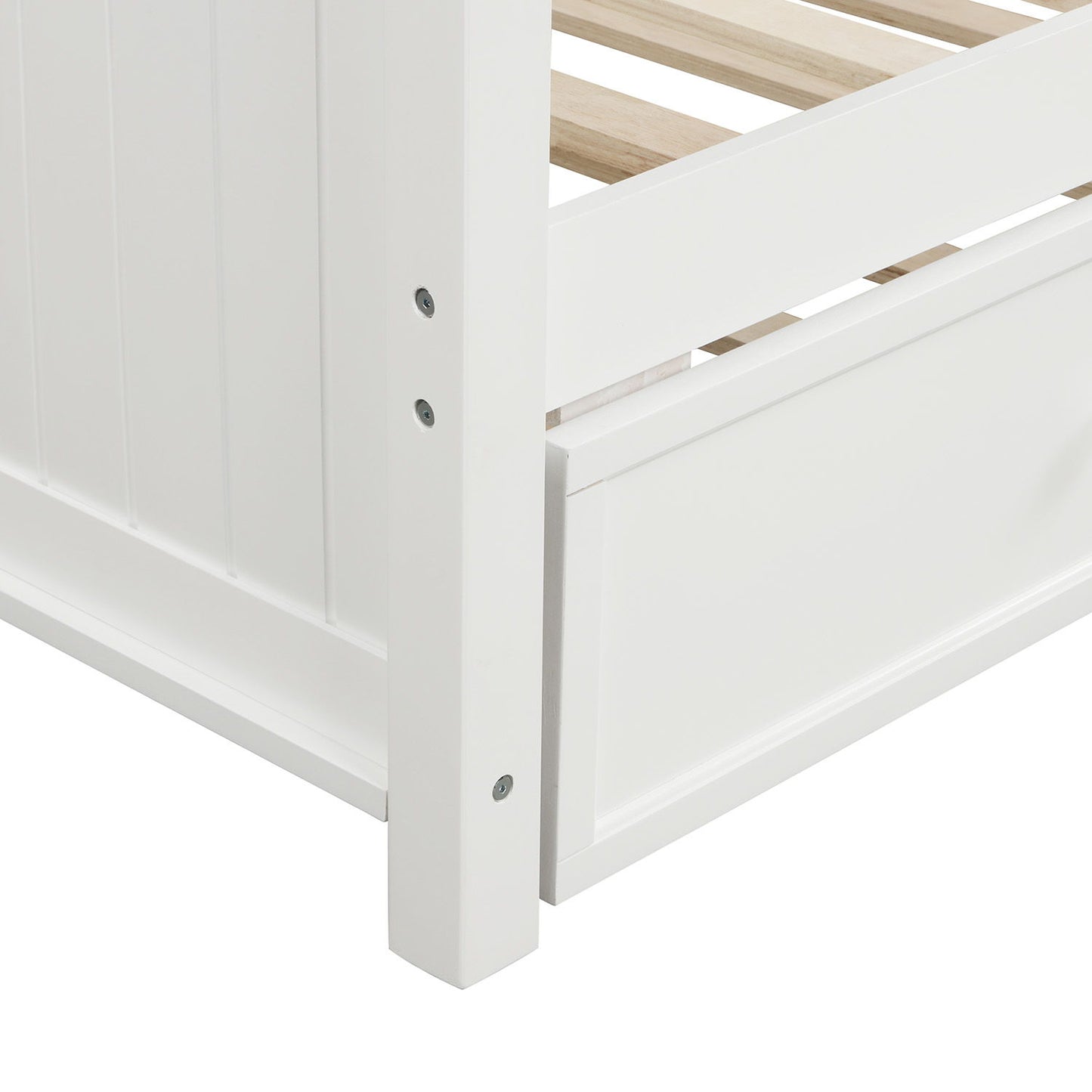 Twin Size Daybed & Twin Size Trundle - White - The Sleep Loft - Online Mattress Showroom NYC