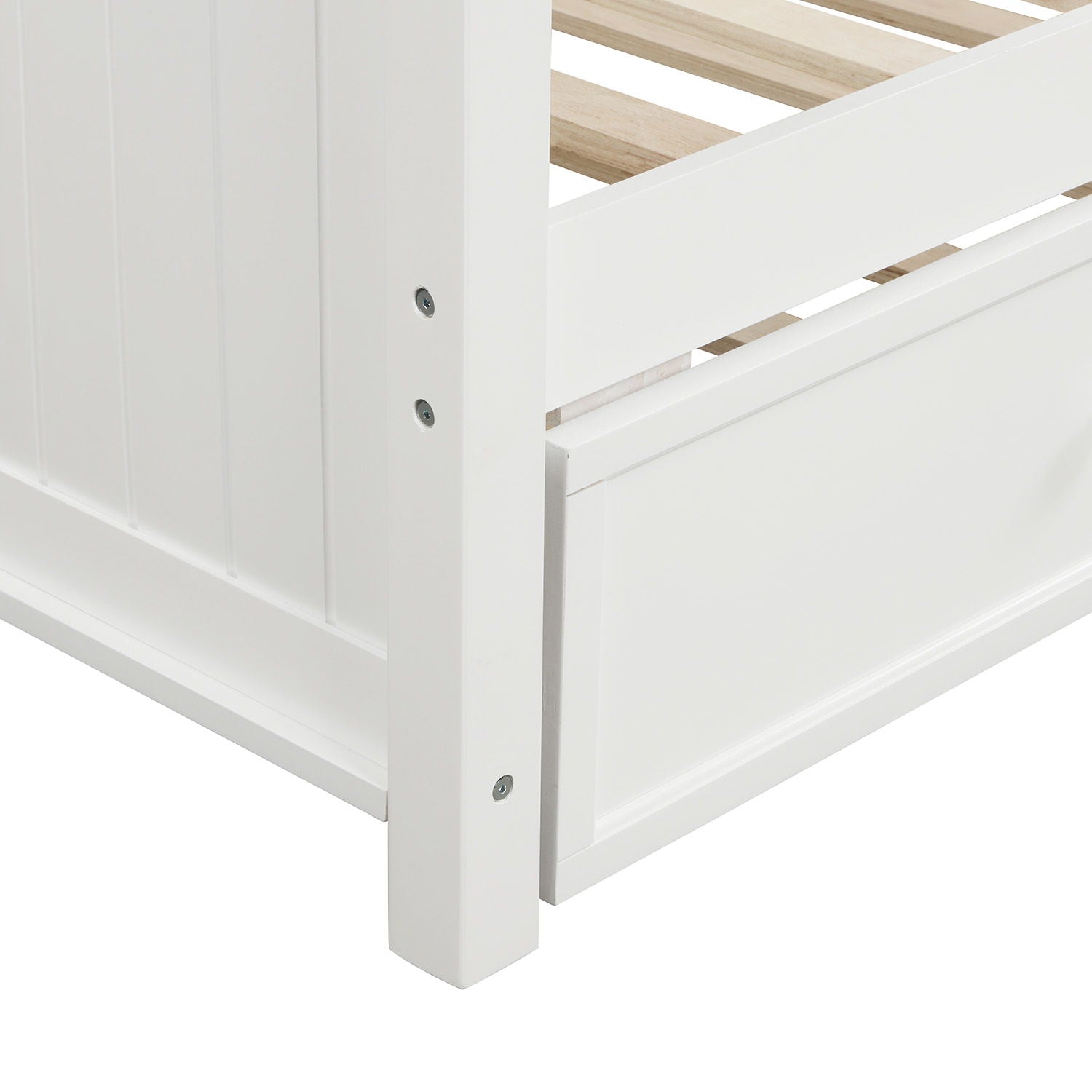 Twin Size Daybed & Twin Size Trundle - White - The Sleep Loft - Online Mattress Showroom NYC