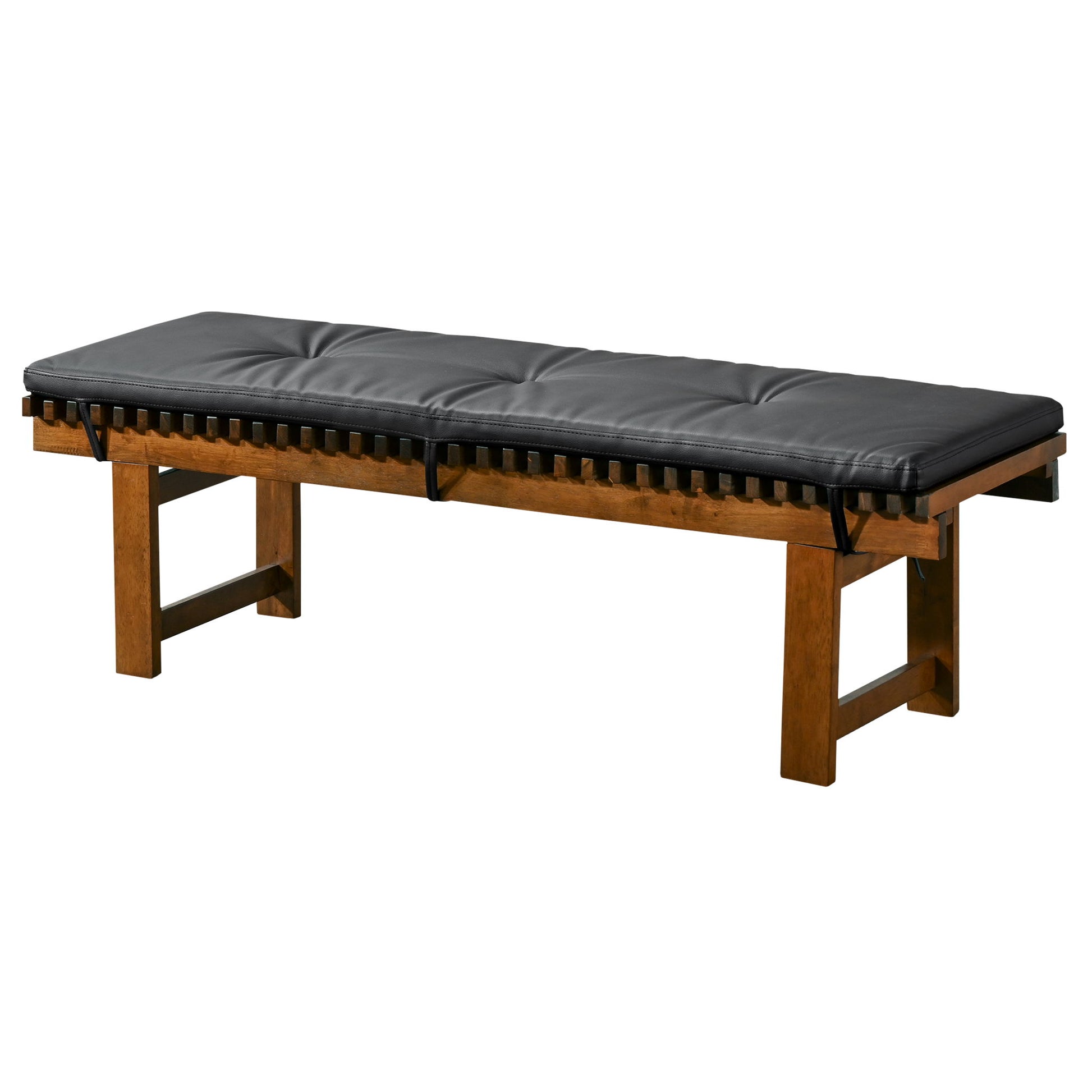 Lucia - Bench - Black - The Sleep Loft - Online Mattress Showroom NYC