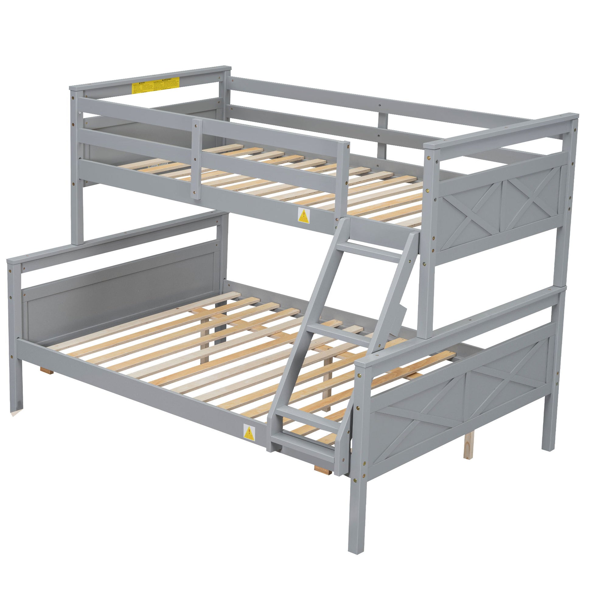 Bunk Bed With Ladder And Safety Guardrail - The Sleep Loft - Online Mattress Showroom NYC