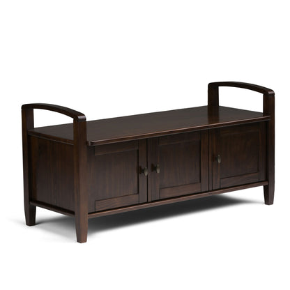 Warm Shaker - Handcrafted Entryway Storage Bench - The Sleep Loft - Online Mattress Showroom NYC