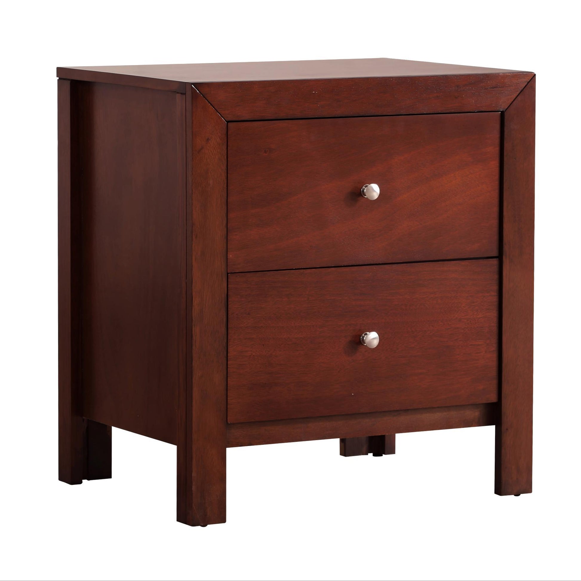 Charming Nightstand With Drawers - The Sleep Loft - Online Mattress Showroom NYC