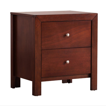 Charming Nightstand With Drawers - The Sleep Loft - Online Mattress Showroom NYC