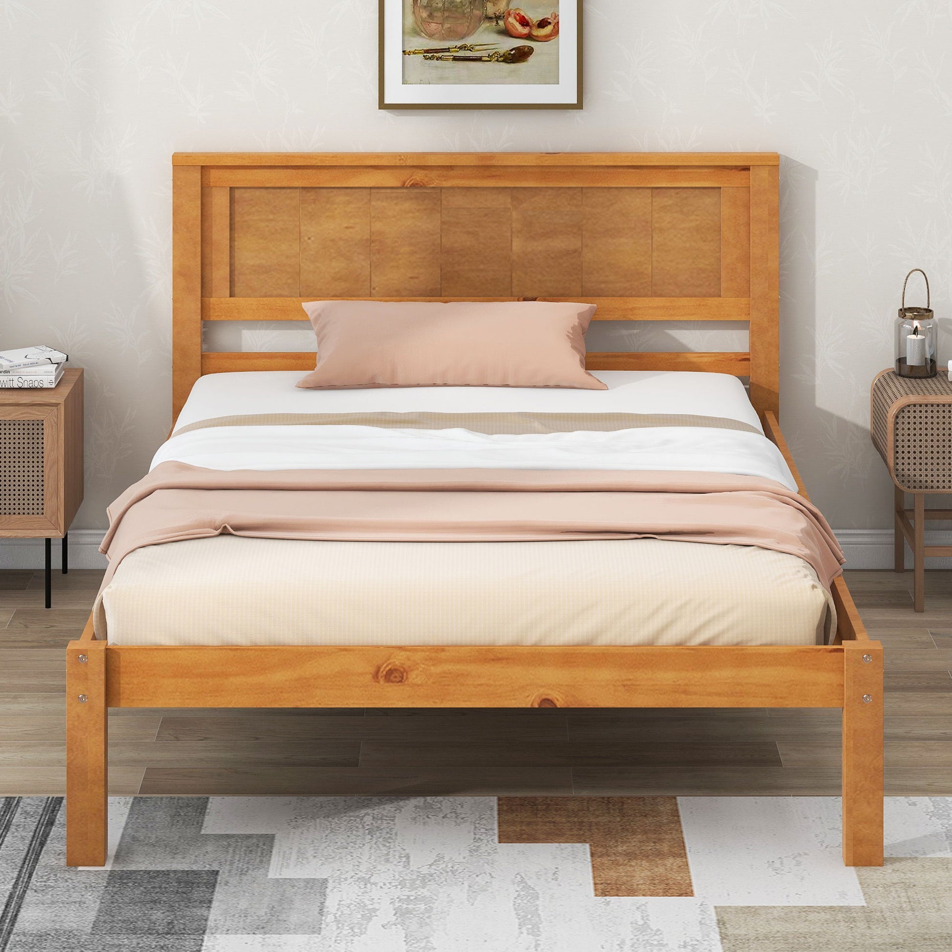 Platform Bed Frame With Headboard - The Sleep Loft - Online Mattress Showroom NYC