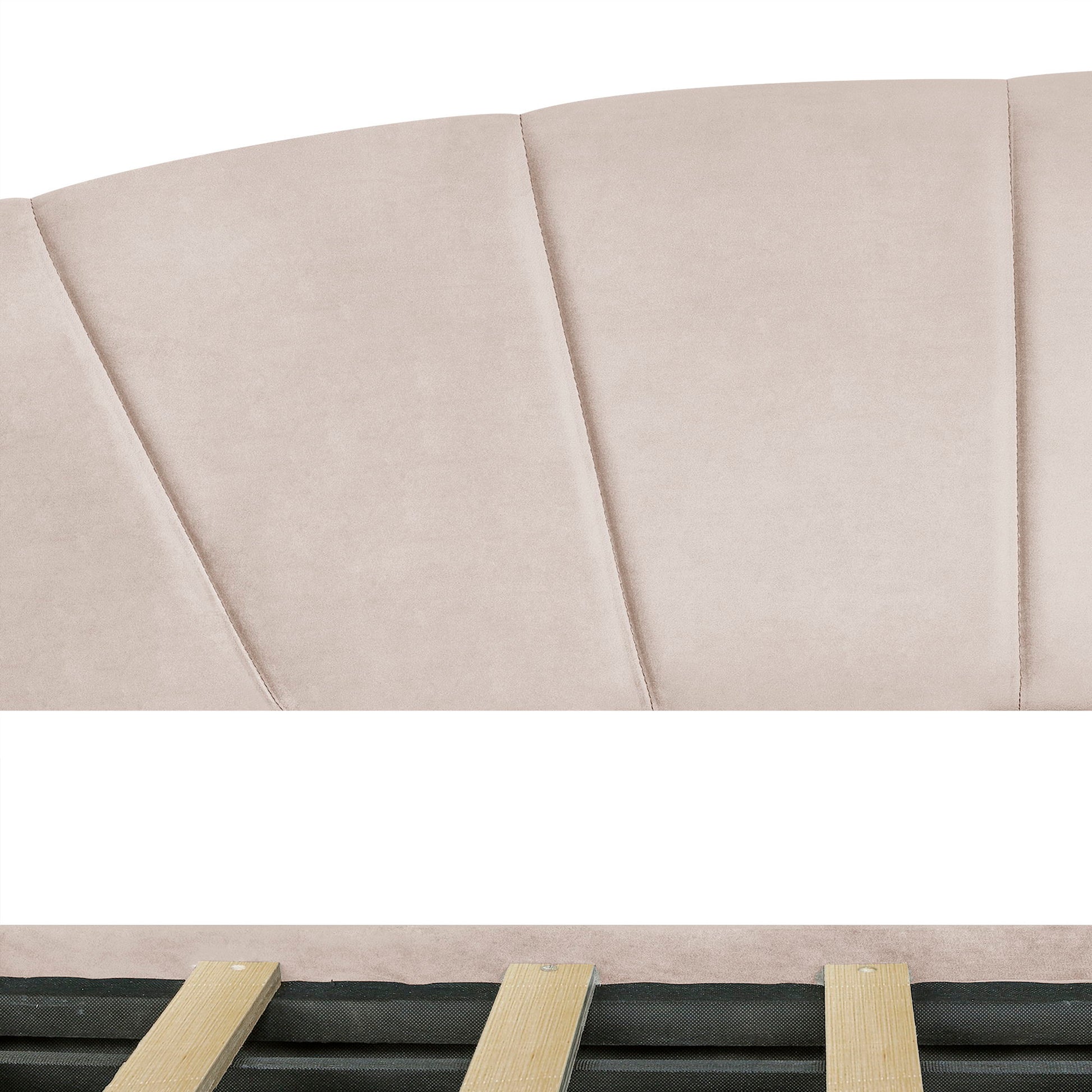 Upholstered Daybed With Two Drawers And Wood Slat - The Sleep Loft - Online Mattress Showroom NYC