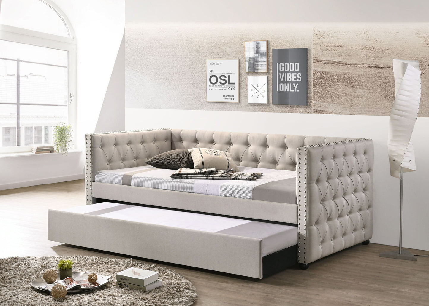 Romona - Daybed With Trundle - The Sleep Loft - Online Mattress Showroom NYC