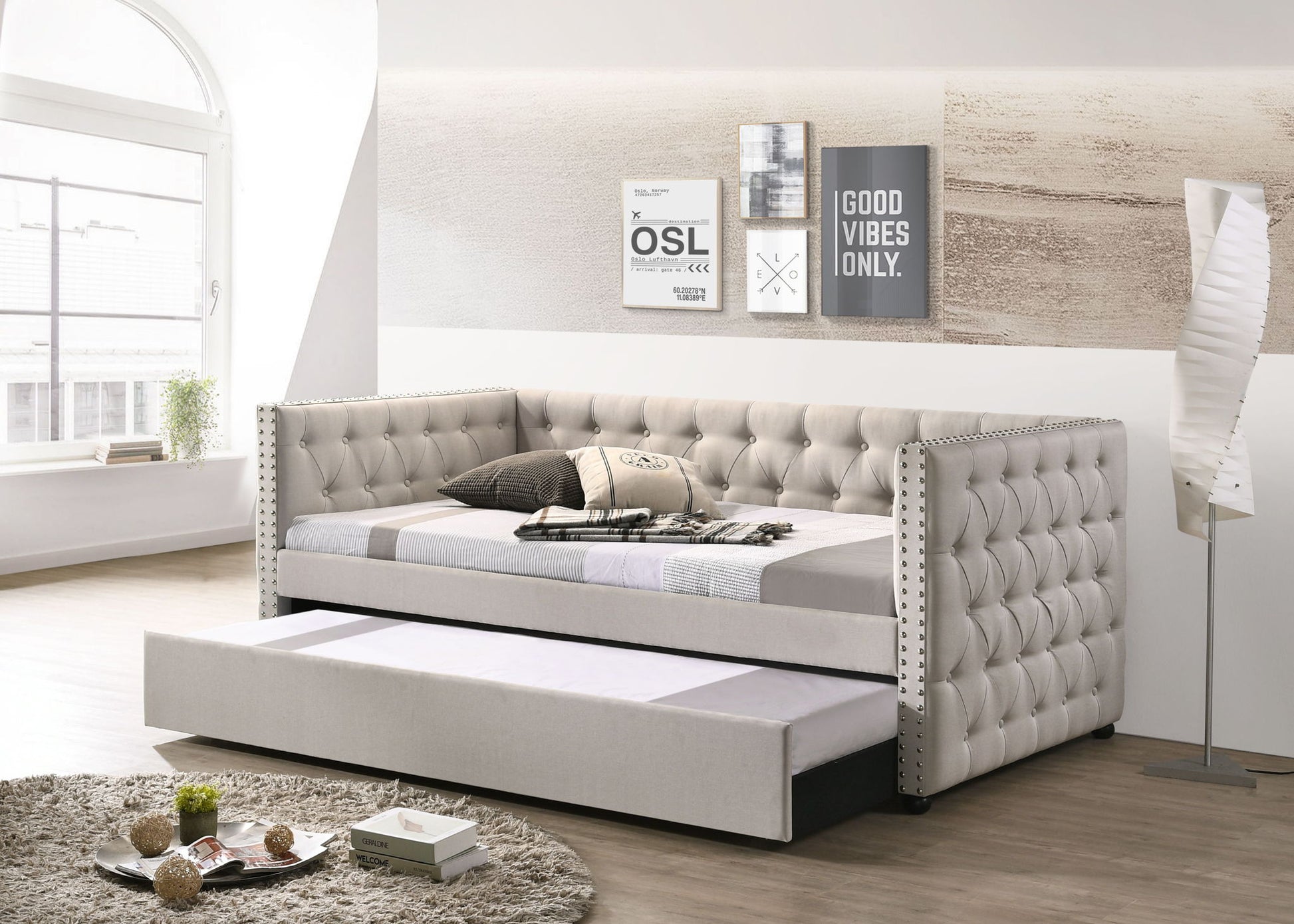 Romona - Daybed With Trundle - The Sleep Loft - Online Mattress Showroom NYC