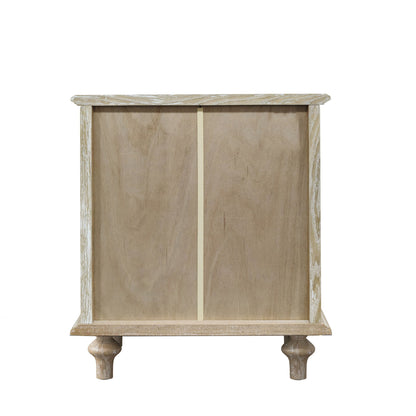 Farmhouse Nightstand With 4 Drawers