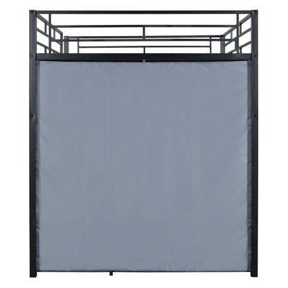 Loft Bed With Desk, Shelves, Power Outlet, LED Light And Wardrobe - The Sleep Loft - Online Mattress Showroom NYC