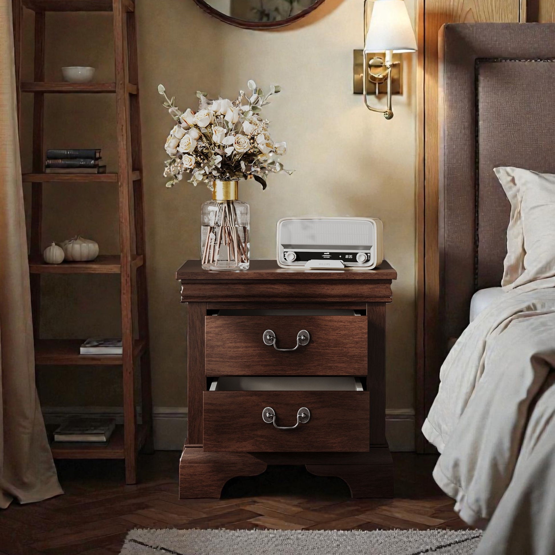 Nightstand With 2 Drawers - The Sleep Loft - Online Mattress Showroom NYC