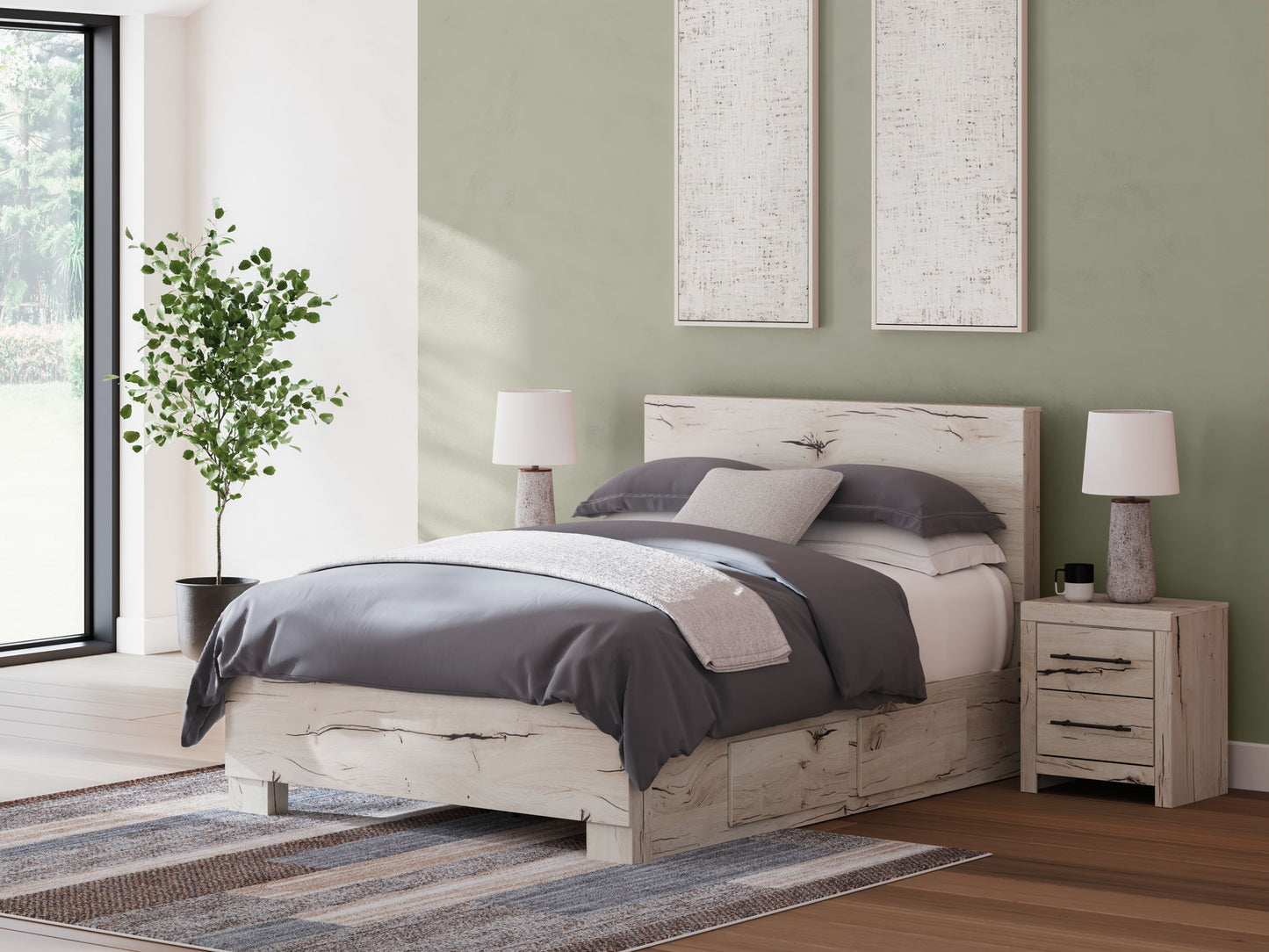 Lawroy - Panel Bed With Storage - The Sleep Loft - Online Mattress Showroom NYC