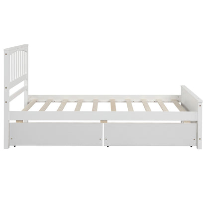 Platform Bed With Two Drawers - The Sleep Loft - Online Mattress Showroom NYC