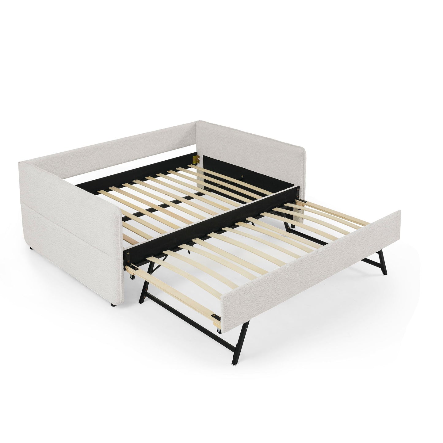 Upholstered Daybed With Pop Up Trundle - The Sleep Loft - Online Mattress Showroom NYC