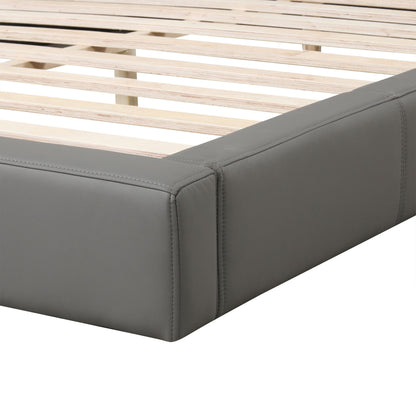 Stylish Upholstered Bed With Birch Wood Frame - The Sleep Loft - Online Mattress Showroom NYC