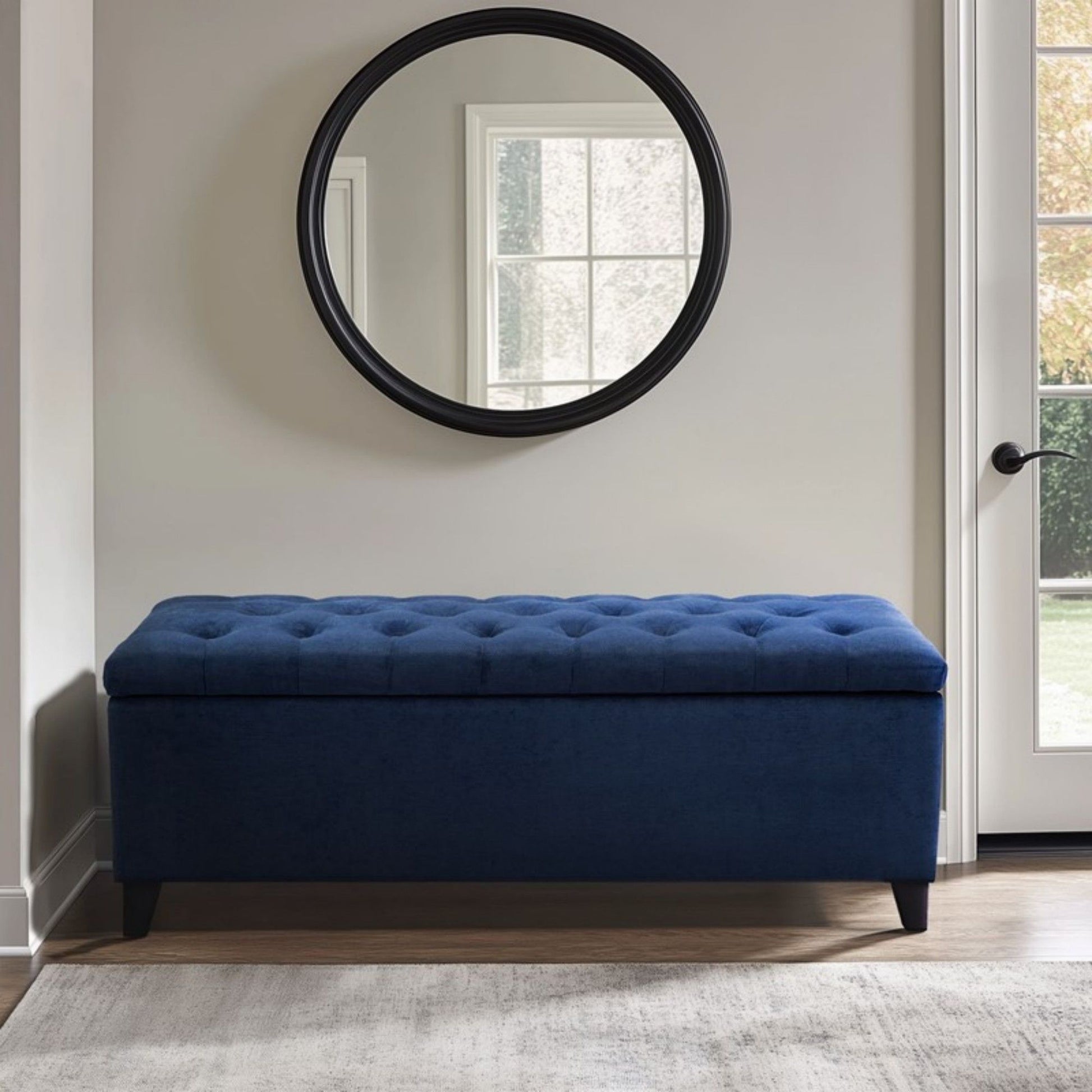 Shandra - Tufted Top Soft Close Storage Bench - The Sleep Loft - Online Mattress Showroom NYC